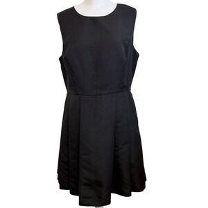 Jason Wu for Target Black Sleeveless Fit & Flare Pleated Dress Size 12